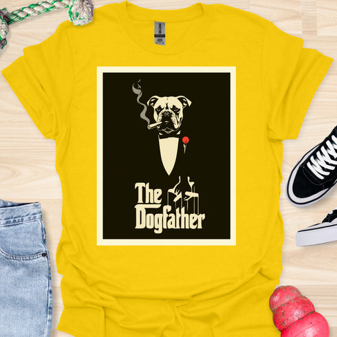The Dogfather - V5 - Having a Cigar T-Shirt
